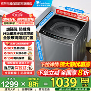 小天鵝（LittleSwan）波輪全自動洗衣機(jī)家用 10公斤大容量 銀離子除菌 TB100PURE6 玻璃阻尼門蓋 家電國家補(bǔ)貼 以舊換新