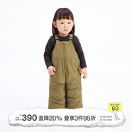 jnby by JNBY新款江南布衣嬰童寬松休閑背帶長(cháng)褲24冬男女童嬰兒YOBE10160 733/枯黃 80cm