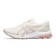 亞瑟士（ASICS）女子跳繩鞋GT-1000 10訓練跑鞋綜訓鞋中考體測運動(dòng)鞋 白色_粉色 35.5