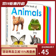 英文原版 My Little Book of Animals 超大本紙板書 書 幼兒單詞詞匯啟蒙學(xué)習(xí) 綠山墻 動物科普百科單詞 親子學(xué)習(xí)圖畫書 麥克米倫出品