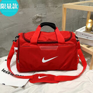 NBA CARES大容量健身包男女干濕分離手提斜挎包旅行包戶(hù)外運動(dòng)訓練籃球包潮 01紅色(干濕+鞋倉)