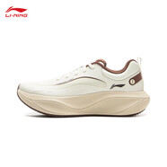 李寧（LI-NING）驚鴻 COMFY緩震保護跑鞋女2025冬季軟彈跑步鞋舒適運動(dòng)鞋ARHV024 -11乳白色/珠母白 37