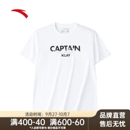 安踏（ANTA）短袖T恤男舒適運(yùn)動(dòng)上衣152421143 純凈白-1 M