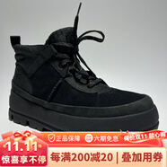 UGG秋冬男士純色系帶短款馬丁靴輪胎休閑靴 1158214 BLK黑色_正品支持鑒定_發(fā)貨前拍 41 鞋內(nèi)長26cm_適合瘦腳同運(yùn)動鞋