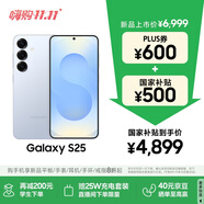 三星S25 512GB國(guó)家補(bǔ)貼 超擬人AI助理 驍龍8至尊版 AI拍照 翻譯手機(jī) 游戲手機(jī) 冷川藍(lán)