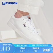 FILA FUSION斐樂潮牌板鞋男鞋百搭休閑鞋網(wǎng)球文化鞋小白鞋男 斐樂白-WT 39