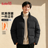 班尼路（Baleno）棉服男款秋冬季加厚立領(lǐng)面包服男士保暖棉衣男棉襖加絨外套男上裝