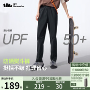 蕉下（beneunder）寬松闊腿褲女士休閑褲子防曬冰絲長褲涼感速干錐形直筒運(yùn)動25春夏