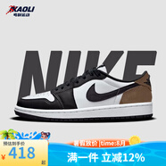 耐克（NIKE）【潮】Air Jordan aj1板鞋男女情侶新款低幫休閑運動(dòng)籃球鞋休閑鞋 CZ0858/CZ0790-102黑白棕 女款GS 36