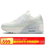 耐克NIKE休閑鞋女子減震AIR MAX 90 LV8運(yùn)動(dòng)鞋HF0782-102帆白/綠38.5