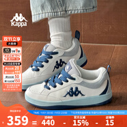 KAPPA卡帕背靠背男鞋休閑板鞋2025秋冬新款復(fù)古德訓(xùn)鞋輕便百搭運動鞋子 經(jīng)典白/生物藍(lán) 41