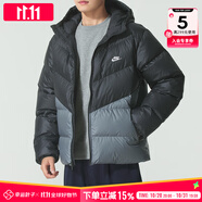 耐克（NIKE）男裝25冬季新款運(yùn)動(dòng)服防風(fēng)連帽面包服加厚保暖外套時(shí)尚休閑羽絨服 HQ7791-061/曬圖退10 L 【175】體重130~150斤左右