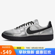 耐克NIKE女子休閑鞋薄底鞋 FIELD GENERAL運(yùn)動(dòng)鞋HQ7397-001銀黑36.5