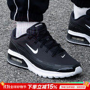 耐克（NIKE）男鞋 25秋季新款A(yù)IR緩震氣墊鞋舒適耐磨休閑鞋輕便透氣跑步鞋子男 MAX氣墊/黑白款【店長推薦】 43 碼（內(nèi)長275mm）
