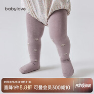 babylove嬰兒連褲襪春秋女寶寶襪子高彈不勒打底褲外穿百搭打底襪