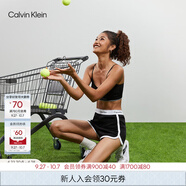 Calvin Klein內衣【摩登引力帶】女士本命年ck家居外穿睡褲辣妹運動(dòng)短褲QS5982 001-太空黑 S