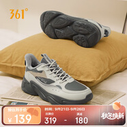 361°運(yùn)動(dòng)鞋男秋冬季加絨保暖復(fù)古休閑老爹跑步棉鞋子男672336762F-1