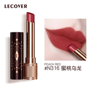 LC星辰口紅女LECOVER絲絨啞光小眾顯白細管唇膏唇釉豆沙色滋潤 N316蜜桃烏龍PEACHRED