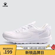 KELME/卡爾美運(yùn)動(dòng)鞋新款鞋子男鞋輕便緩震輕彈跑鞋網(wǎng)面透氣跑步鞋8215YX5076 白色 39