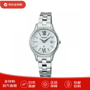 精工（SEIKO）Lukia女表電波太陽(yáng)能女士手表世界時(shí)間腕表 SSVV081 日本直郵 SSVV081