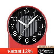 SEIKO 日本精工鬧鐘兒童創(chuàng)意貪睡鬧鈴個性簡約家用床頭學(xué)生可愛小鬧鐘 QHE136R