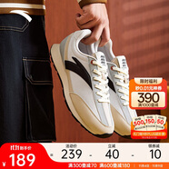 安踏冰糖丨休閑鞋男鞋情侶款秋季新款薄底阿甘鞋撞色復(fù)古運(yùn)動(dòng)鞋子男