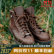 DANNER 丹納X SNOW PEAK聯(lián)名戶(hù)外工裝鞋danner light II男女同款馬丁靴 30548-棕色-M版-女款 36.5