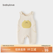 babylove寶寶背帶褲春秋外穿連體褲超萌可愛休閑長(zhǎng)褲洋氣嬰兒褲子 肥臉喵 90