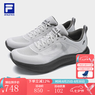 斐樂(lè)（FILA）官方男鞋NUVOLE JOG路跑鞋2025夏柔云健步鞋運(yùn)動(dòng)鞋 雨霧灰-NC 44