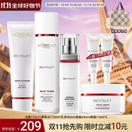 歐萊雅（LOREAL）套裝護(hù)膚品禮盒復(fù)顏抗皺緊致水乳淡紋保濕化妝品送媽媽送女友禮物 6】復(fù)顏抗皺禮盒5件套