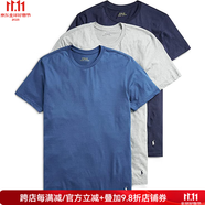 Polo Ralph LaurenT恤男裝男士春夏季棉短袖奢侈品精梳棉3件套裝上衣半截袖名牌禮物 Andover -名牌男士t恤 進口 S （胸圍86-94厘米）