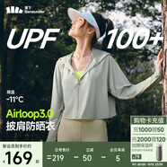 蕉下（beneunder）防曬衣女春夏新款冰絲涼感升級披肩AL118遠山灰L