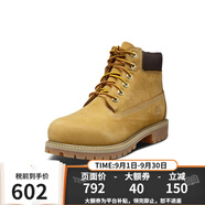 添柏嵐（Timberland）經(jīng)典6寸大黃靴戶外男女防水真皮寬版 12909W女款-小麥色 39
