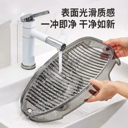 語森憶搓衣板家用內(nèi)衣內(nèi)褲洗衣板寶寶貼身衣物多功能可攜式手搓宿 簡灰色搓衣板加厚耐摔