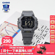 卡西歐（CASIO） 男表女表卡西歐手表男女情侶表學(xué)生時(shí)尚運動(dòng)表太陽(yáng)能雙顯電子表 AE-1600H-8BVPF玄武灰