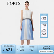 PORTS寶姿早春新品女裝無(wú)袖休閑上衣ALD8B009PWB019 奶白色 M (6)