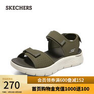 斯凱奇（Skechers）男士輕質(zhì)涼鞋229205 橄欖綠/OLV 41