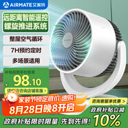 艾美特（AIRMATE）空氣循環(huán)扇電風扇家用桌面臺式落地節(jié)能四季小風扇大風量宿舍遙控搖頭小型電扇輕音空調(diào)伴侶 R27