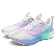 李寧1990赤兔8pro競速訓練跑鞋男款蛇年限定秋新款減震運動(dòng)鞋青少年跑步鞋 赤兔8PRO-棉花糖-氣墊碳板 39