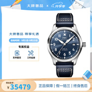 萬國（IWC）瑞士手表 馬克二十飛行員系列男表日歷自動機械男士手表 送禮物 40MM皮帶藍盤IW328203