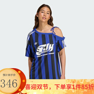 阿迪達(dá)斯 （adidas）【勁浪體育】三葉草女子經(jīng)典露肩運動短袖球衣KD2278 圖色 M