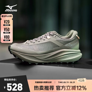 美津濃（MIZUNO）25年新款 野行都市厚底休閑鞋透氣緩震跑鞋 PI PLUS TL