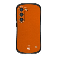 三星（SAMSUNG）【品質(zhì)原裝】小腰三星S25手機殼Ifacediy厚硅膠s24防摔新款Galaxy 荔枝紋橙 三星Galaxy_S23_Ultra