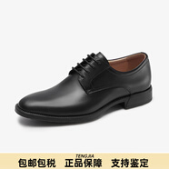 萊爾斯丹（le saunda）2025男鞋低幫系帶商務(wù)正裝鞋德比皮鞋5MM01801 黑色 BKL 40