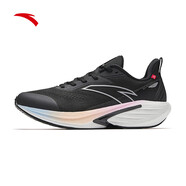 安踏火箭7代丨運動(dòng)鞋女鞋202秋冬新款防潑水防滑鞋耐磨減震回彈跑步鞋 【火箭7】基礎黑/銀色-11 36.5 (230mm)