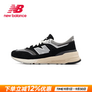 NEW BALANCE男鞋女鞋 24新款NB997R情侶運動休閑鞋跑步鞋潮流復(fù)古拼接老爹鞋 U997RHC-D黑色 36 (腳長22cm)