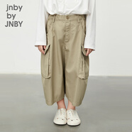 jnby by JNBY江南布衣童裝褲子工裝褲男童休閑褲春1O1E11190 272/駝杏色 100cm