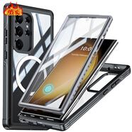 三星（SAMSUNG）【品質(zhì)原裝】適用S24/S25Ultra防摔防塵S23FE全包S25edgePlus磁吸 黑色_【帶磁吸】 三星Galaxy_S25