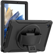 三星（SAMSUNG）適用平板tabs9  S9+ S9Ultra手持保護套全包防摔旋轉支架S5E  A8 T290 S6 A7Lite10.4保護殼外套商 黑色 三星Galaxy Tab S9+(12.4英寸)