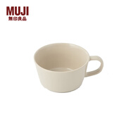 無(wú)印良品（MUJI） 炻瓷 谷物碗 餐具 家用沙拉碗 家用 米灰色 口徑115mm